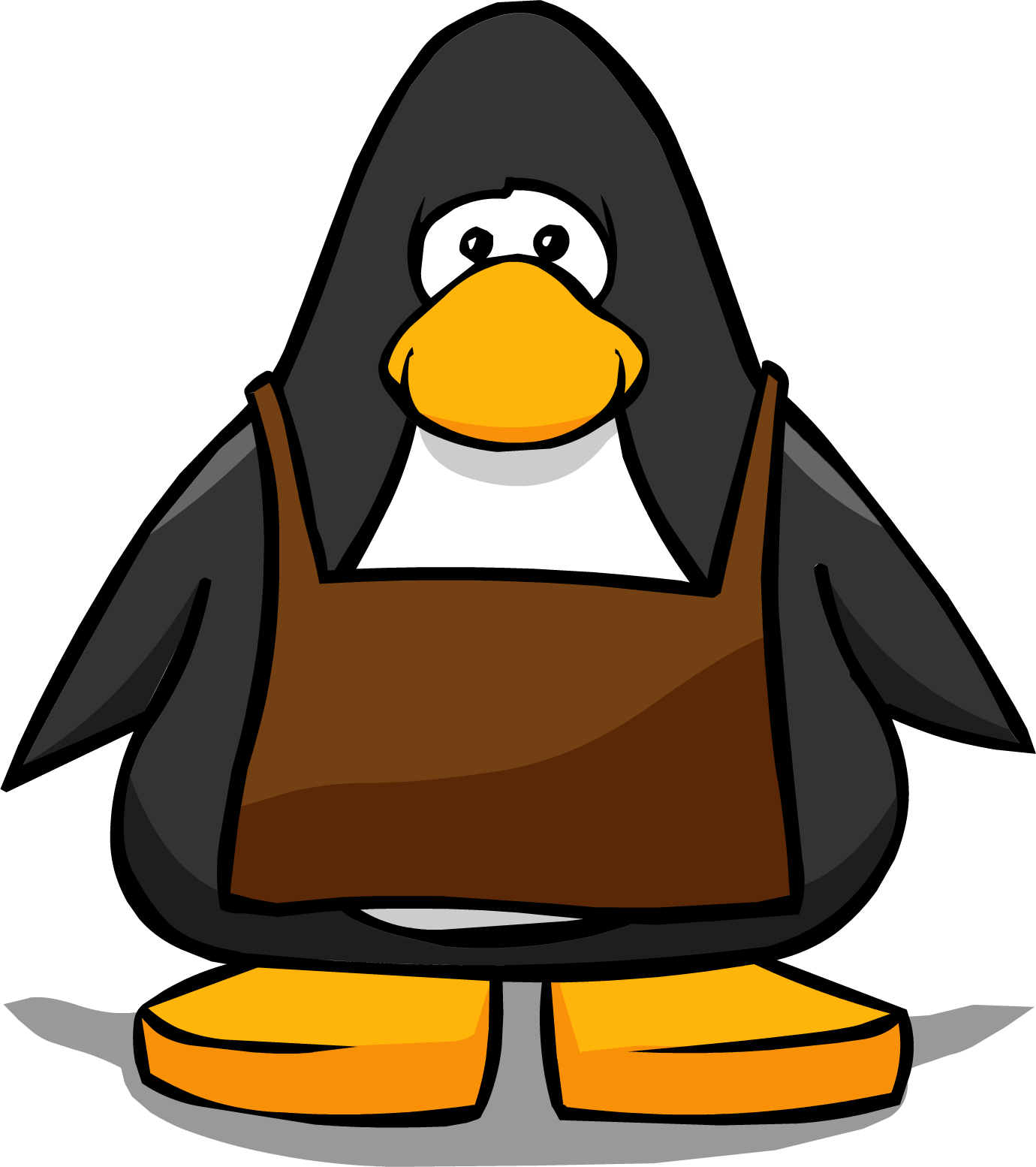 Blacksmith Apron Cut Out - Club Penguin Black Belt (1380x1554)