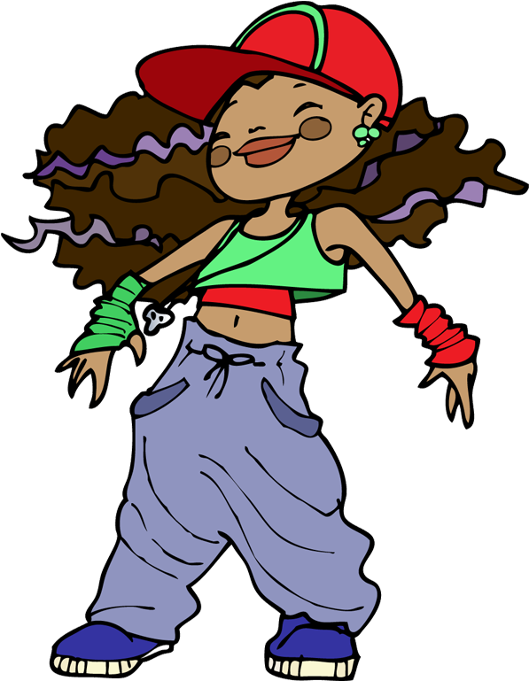 Ballerina Hip Hop - Cartoon (1024x768)
