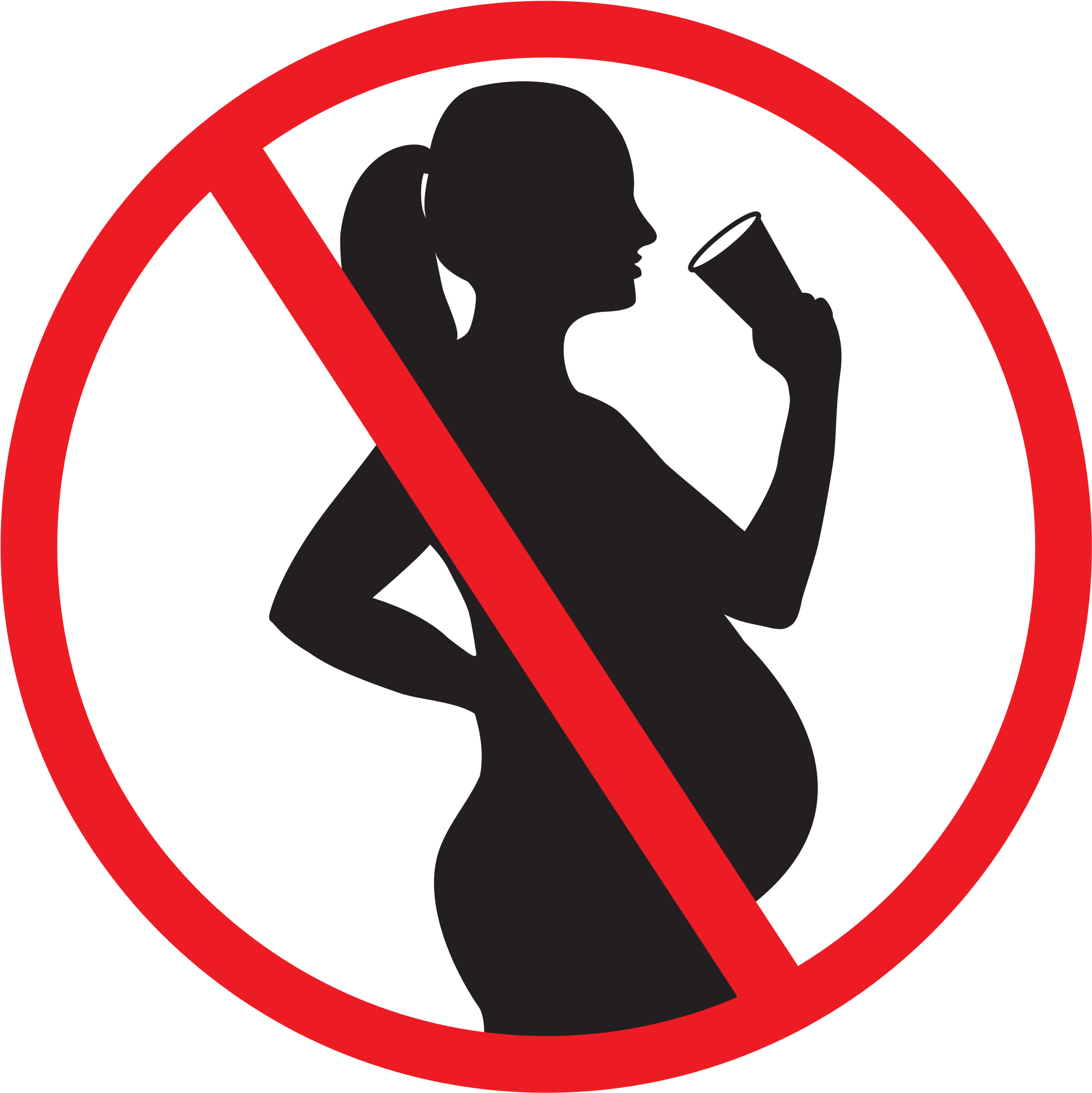 No Alcohol - Do Not Drink While Pregnant (2000x2029)