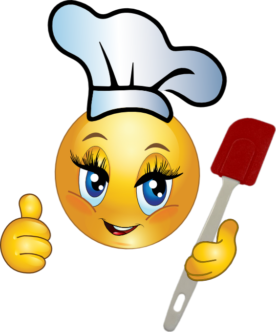 Chef - Emoji Face (565x680)