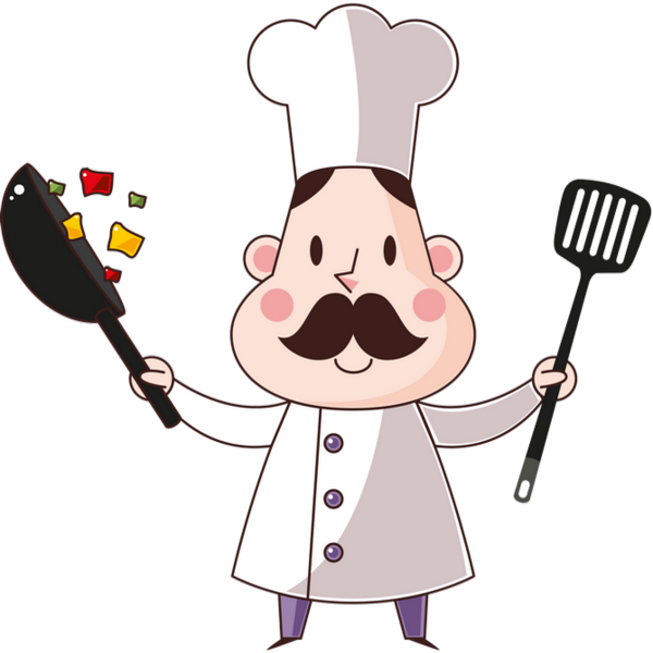 厨师 卡通 (600x600)