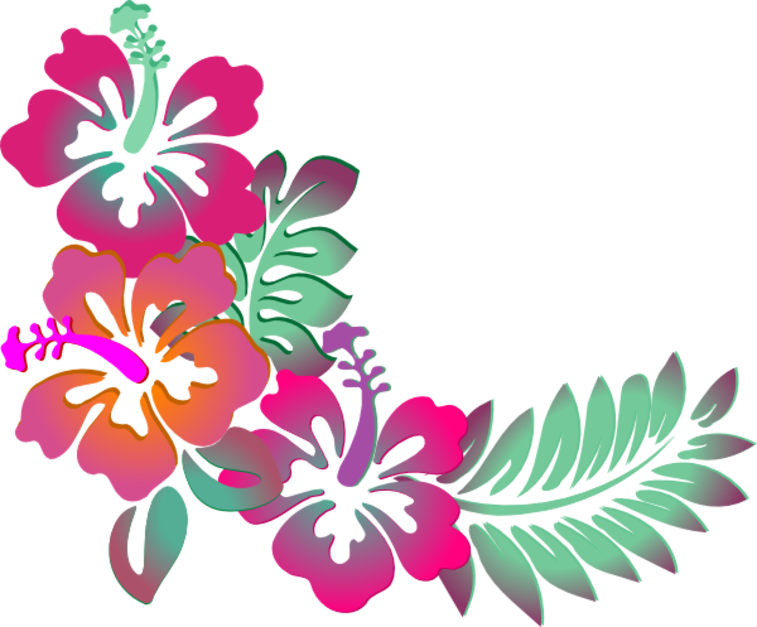 Yellow Traffic Light Clip Art Download - Hawaiian Flower Clipart (757x627)