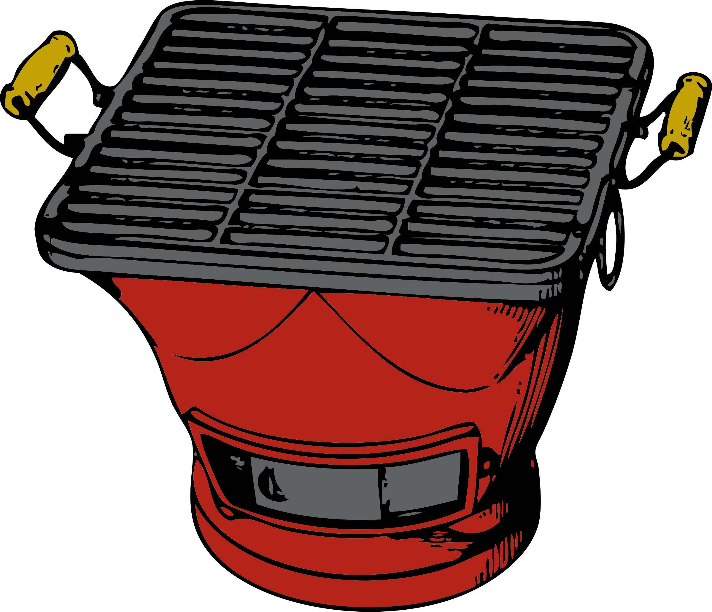 Clipart Hibachi Grill - Grill Clip Art (2400x2064)