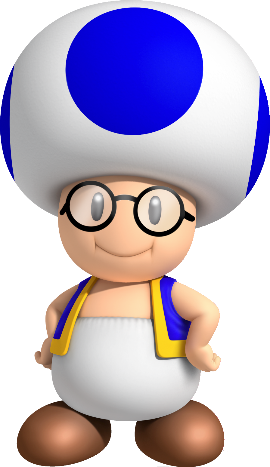Mushroom Clipart Mario Toad - Super Mario 3d World Toad (897x1553)