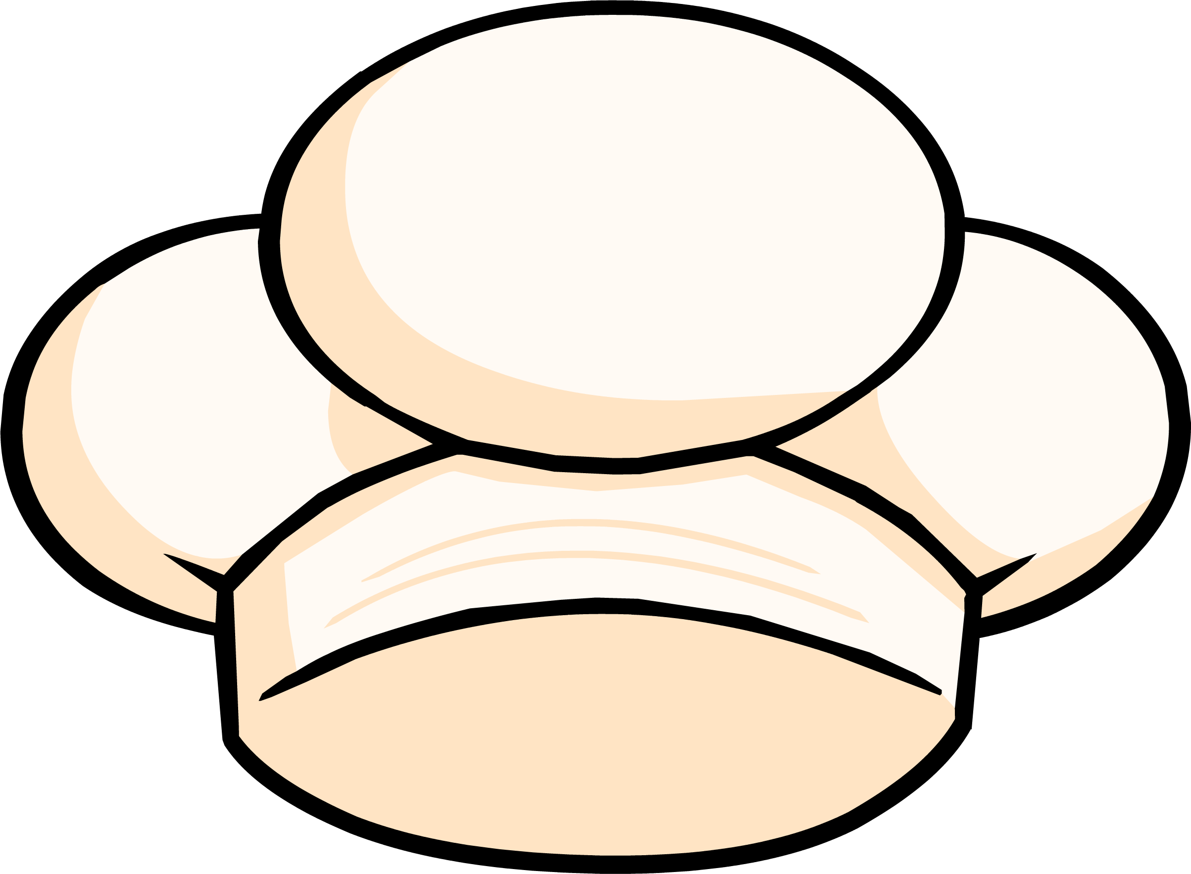 Chef's Hat - Chef Hat Png (2406x1766)