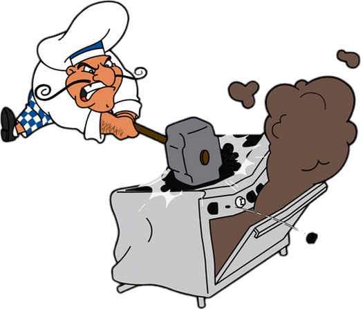7 Il Faut Faire Les Cadeaux, Mais Tu As Oublié La Foule - Angry Chef Kitchen Repair (525x450)