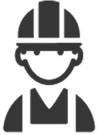 Black & White - Workers Clipart Black And White (365x399)