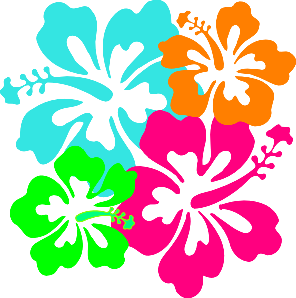 Hibiscus Clip Art (594x598)