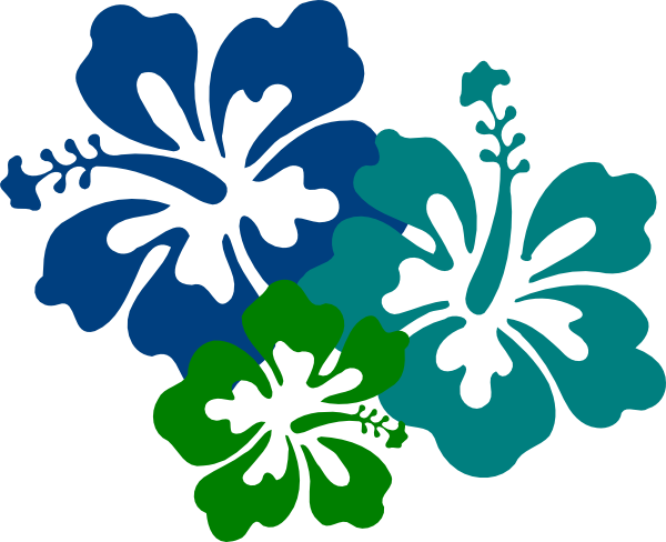 Hawaiian Flowers (600x488)