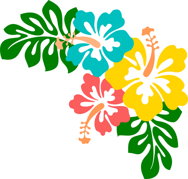 Hawaii Lei Desktop Wallpaper Clip Art - Hibiscus Clip Art (600x572)