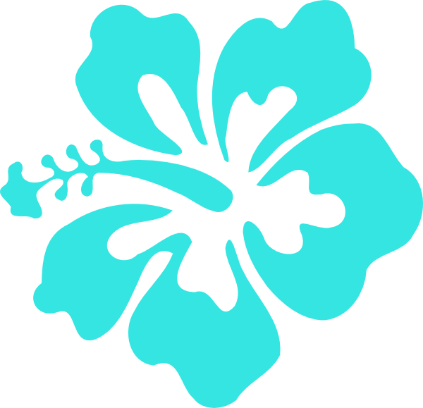 Hibiscus Clip Art At Clker - Hibiscus Clip Art (600x579)