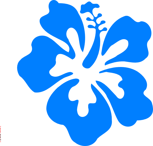 Hibiscus Clipart Tropical Flower - Hibiscus Clip Art (600x573)