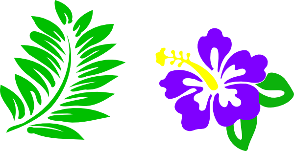 Hibiscus 28 Clip Art - Hibiscus Clip Art (600x309)