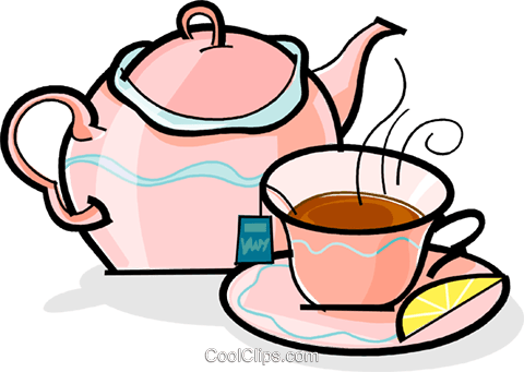 Coolest Teapot And Cup Clip Art Teapot And Cup Of Tea - Cup Of Tea Clip Art (480x341)