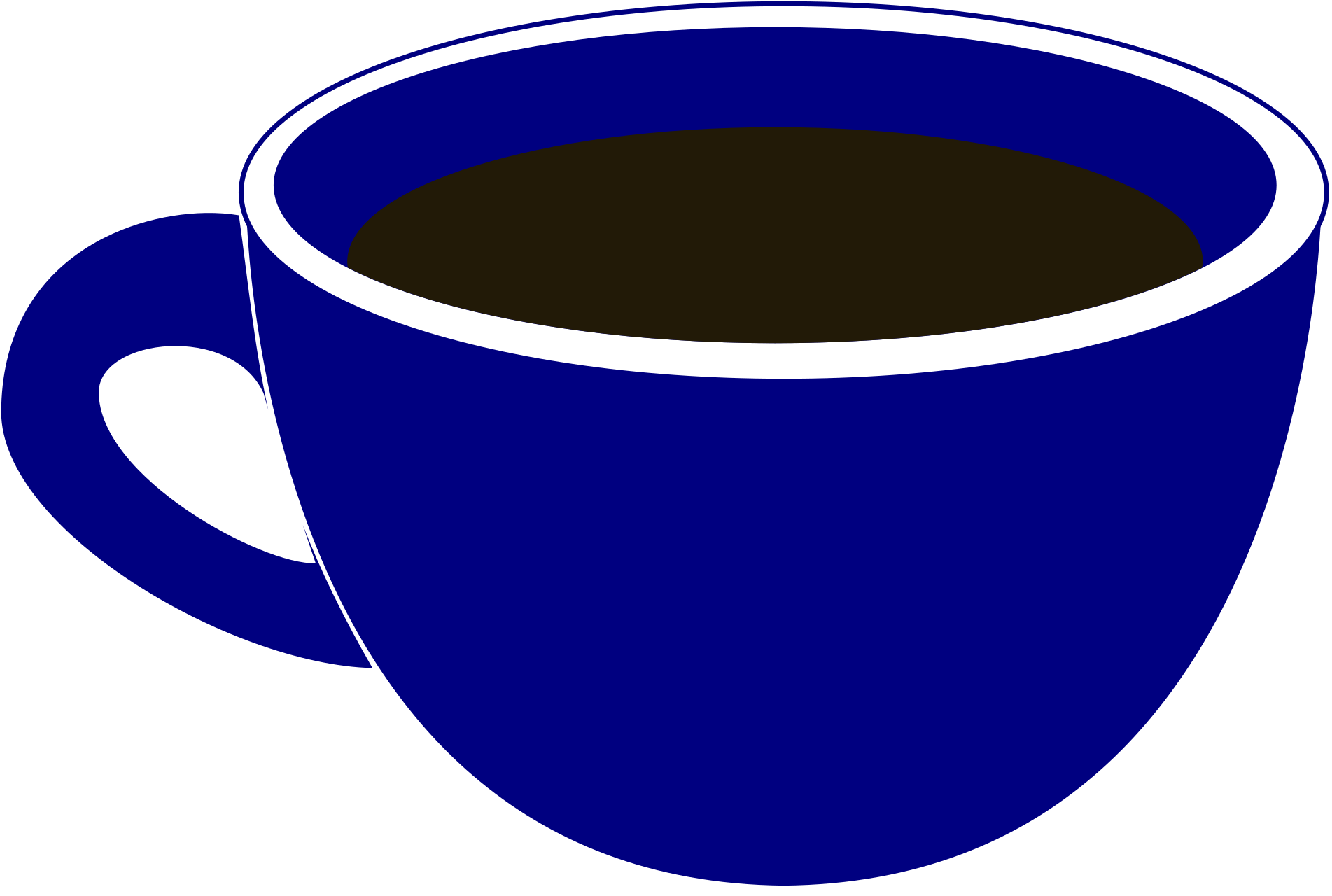Clipart - Coffee Cup (2400x1777)