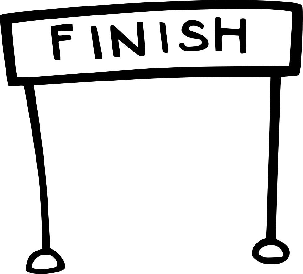 Finish Line Comments - Cup Outline (981x888)