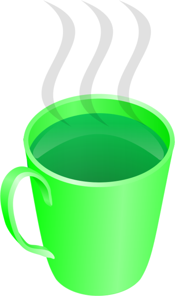 Tea Cup Clipart - Cartoon Cup Of Tea (600x1015)