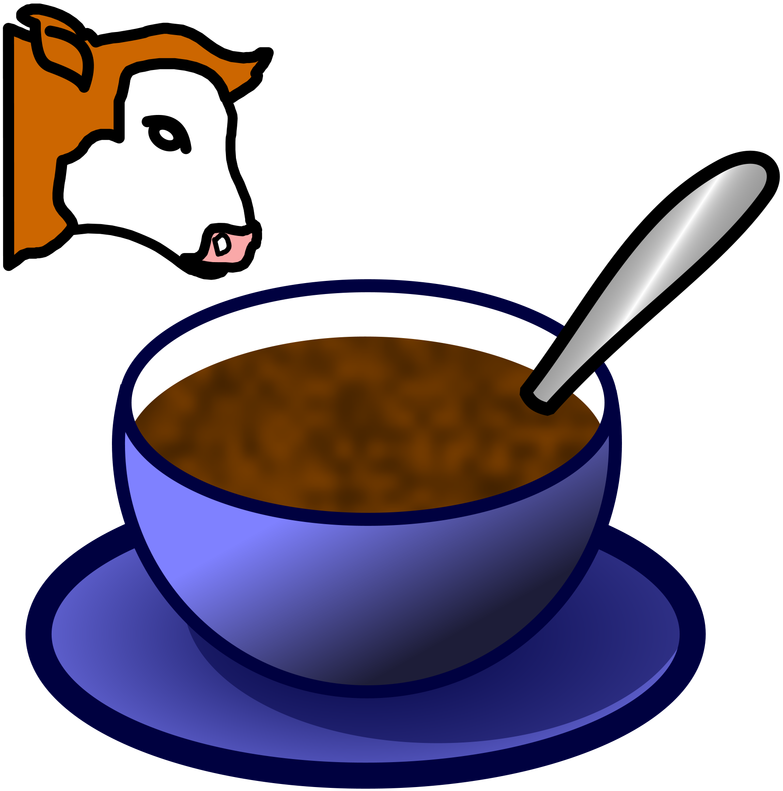 Symbol Food Soup - Leek And Potato Soup Clipart (800x800)
