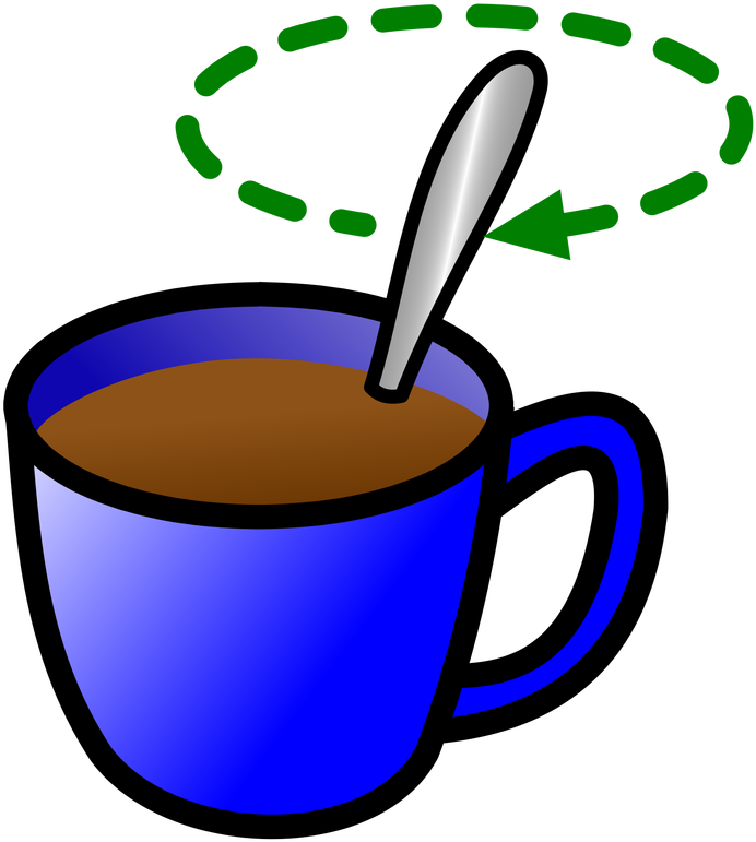 Symbol Drinks Tea - Stir Clipart (800x800)