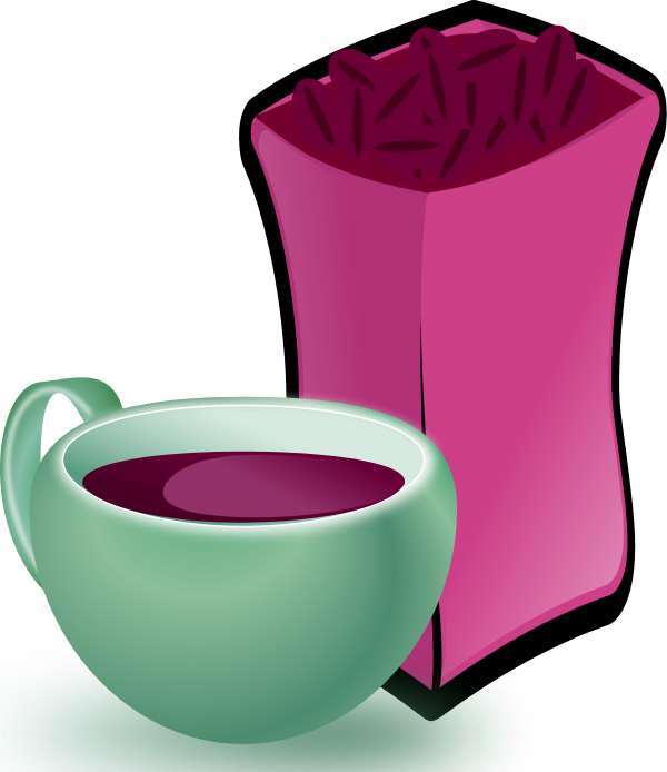 Coffee Cup Clip Art - Coffee Beans Clip Art (600x694)