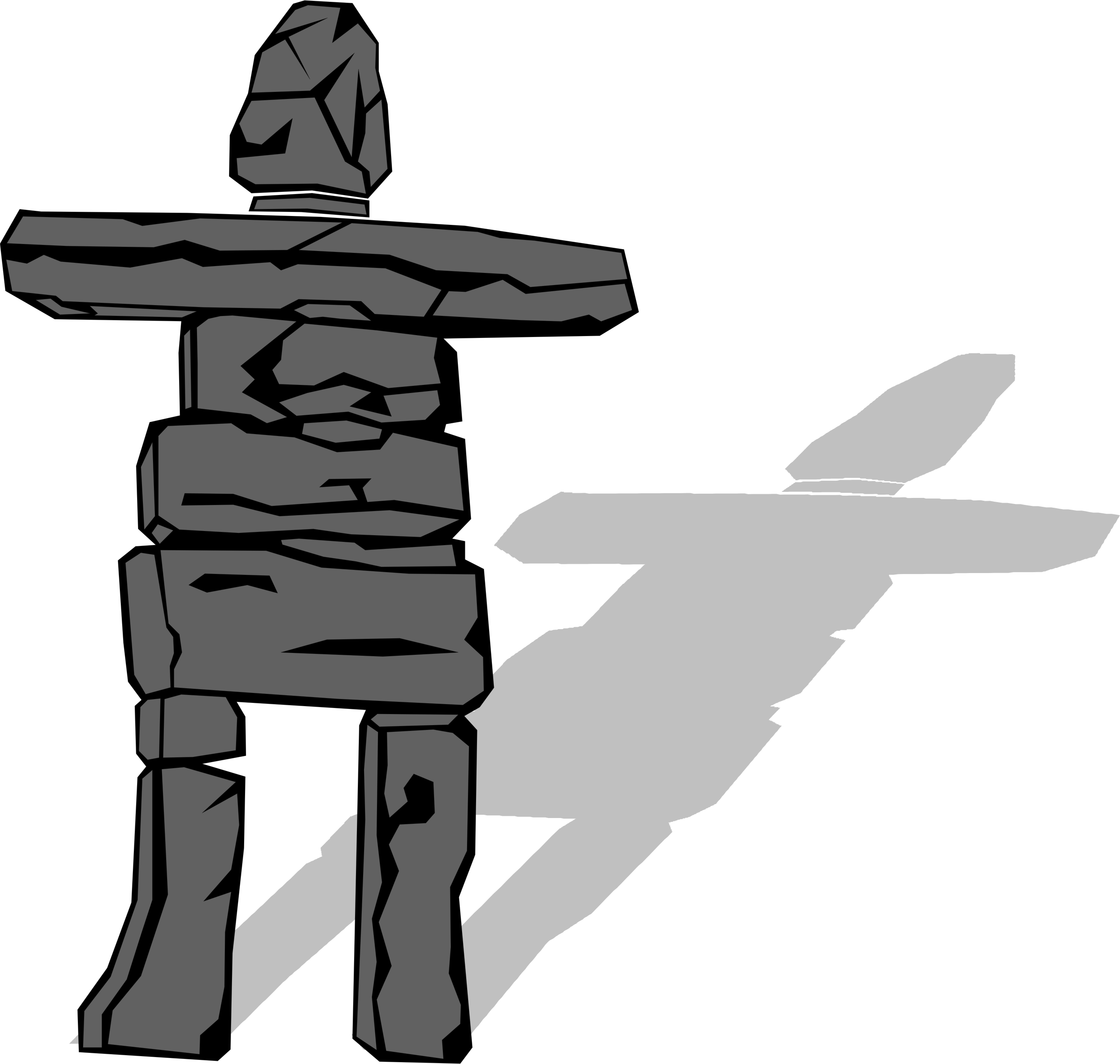 Inukshuk Clipart - Inukshuk Clipart (2400x2280)