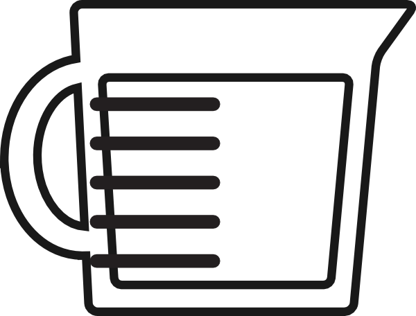 Measuring Cup Clipart (600x456)