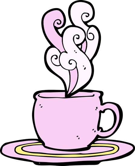 Cartoon Tea Cup - Cartoon Teacup (447x550)