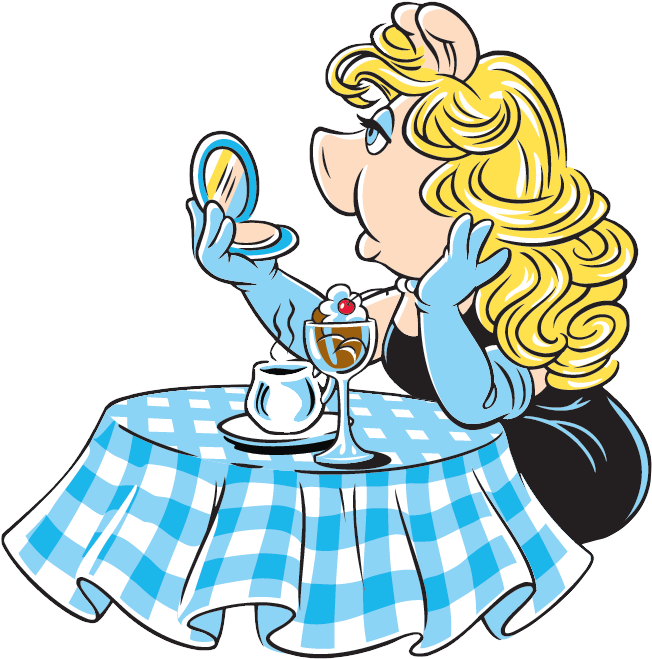 Muppets Studio Clip Art Muppet Hub - Miss Piggy Cartoon Png (677x683)
