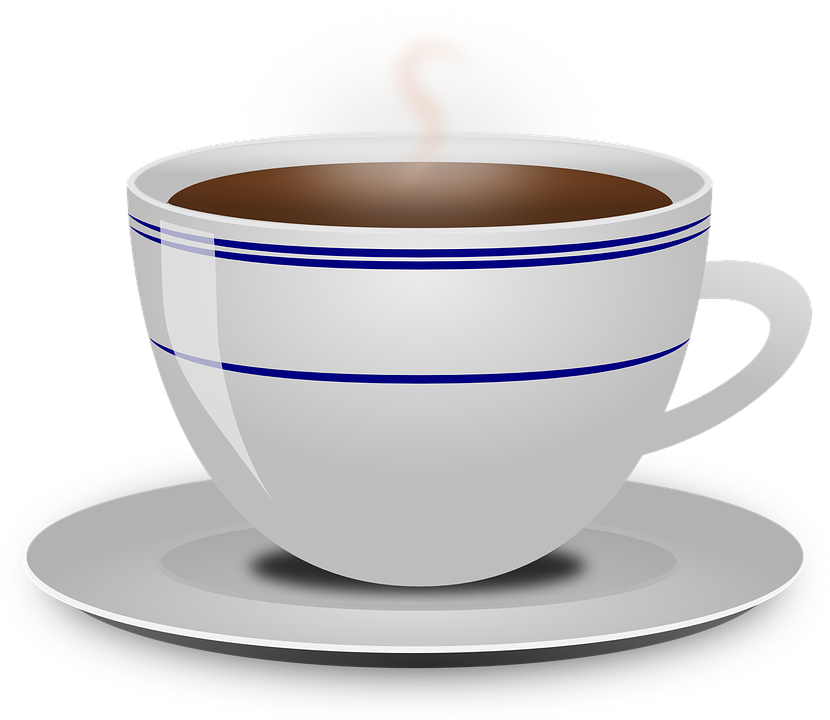 Coffee Clipart - Coffee Mug And Saucer (830x720)