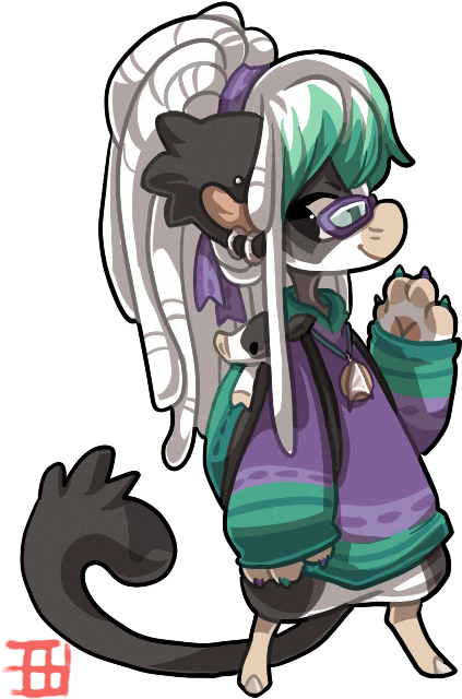 Teacup Pig By Griffsnuff - Cartoon (454x658)