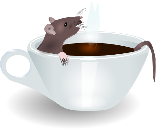 Rat In Coffee - Rat In The Tub (512x418)