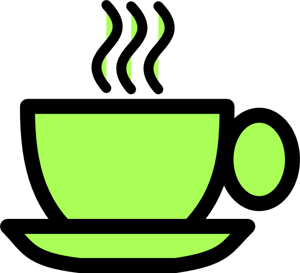 Green Tea Cup Clipart (600x545)