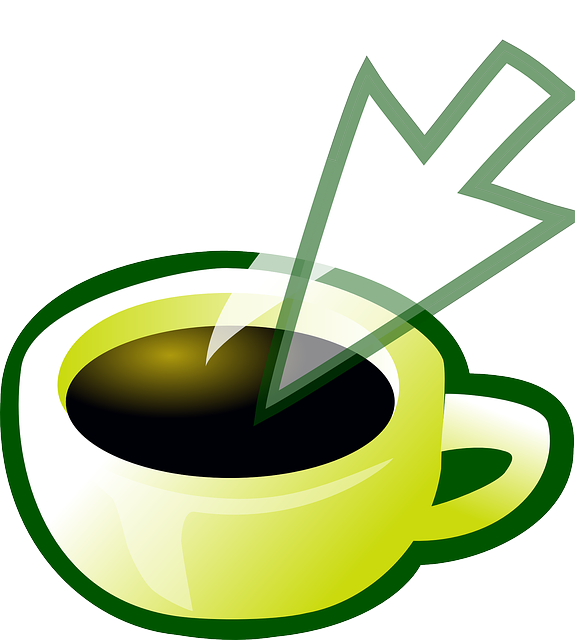 Caffeine Icon, Arrow, Java, Coffee, Theme, Apps, Stem, - Clip Art (575x640)
