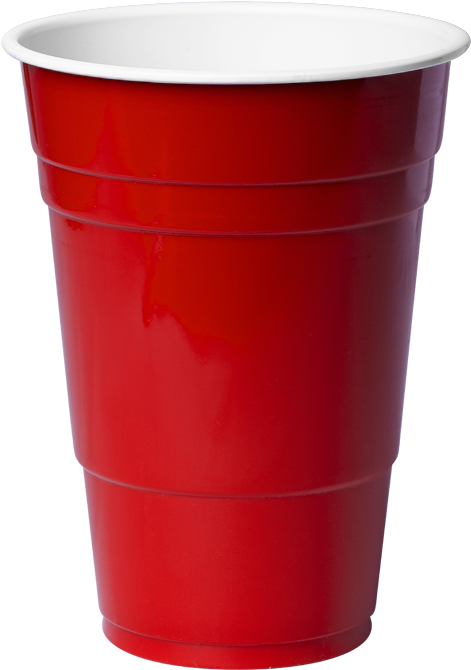 Red Cup 425ml Redds - Red Solo Cup Transparent (700x700)