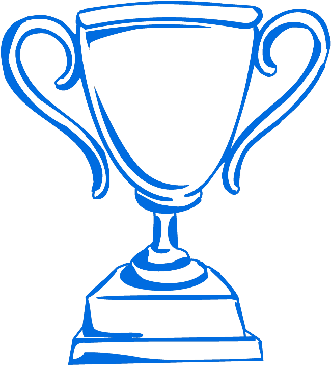 Black Trophy Clipart Cliparthut Free Clipart 6n7ars - Trophy Black And White Clipart (686x760)