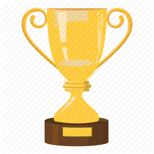 Cartoon Trophy Cartoon Cup Reward Side Trophy View - Cartoon Trophy (512x512)