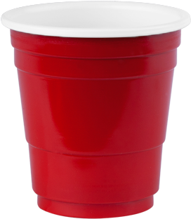 Red Cups 425ml From $ - Pint Glass (700x700)