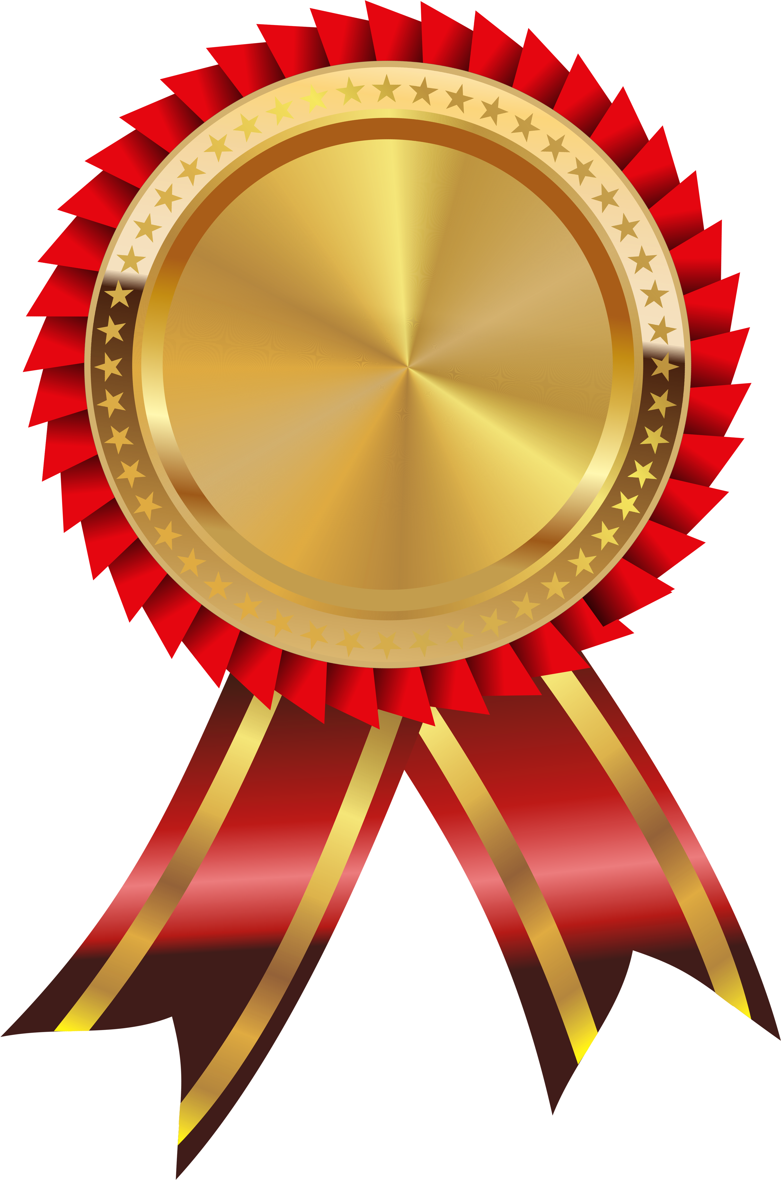 Gold Medal Clipart Savoronmorehead - Gold Medal Ribbon Png (3752x5132)