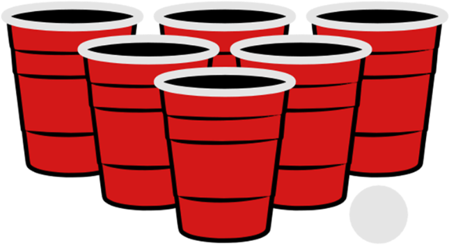 Pong Cup Size - Beer Pong (790x691)