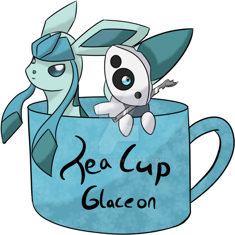 Tea Cup Glaceon By Dascreepy - Teacup (894x894)
