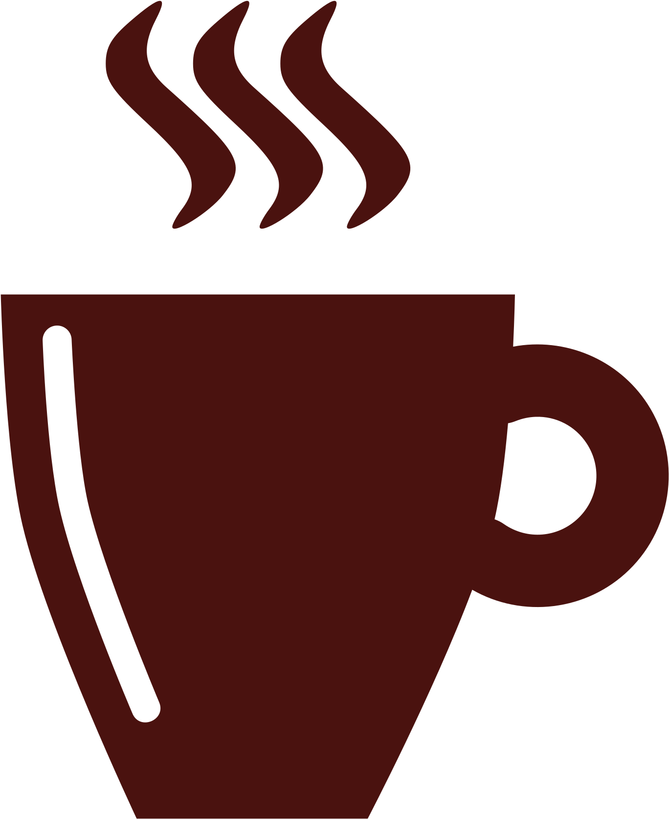 Coffee Cup Flat - Coffee Flat Png (2383x2400)