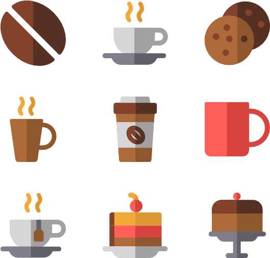 Coffee Shop - Cup Of Coffee Icon (600x564)