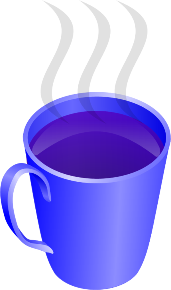 Tea Cup Clipart - Cartoon Cup Of Tea (600x1015)