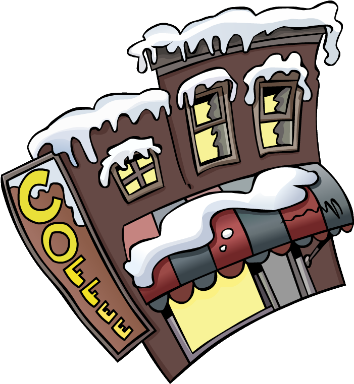 Coffee - Shop - Outside - Coffee Shop Club Penguin (721x797)