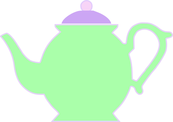 Teapot Clipart Green - Teapot (600x423)