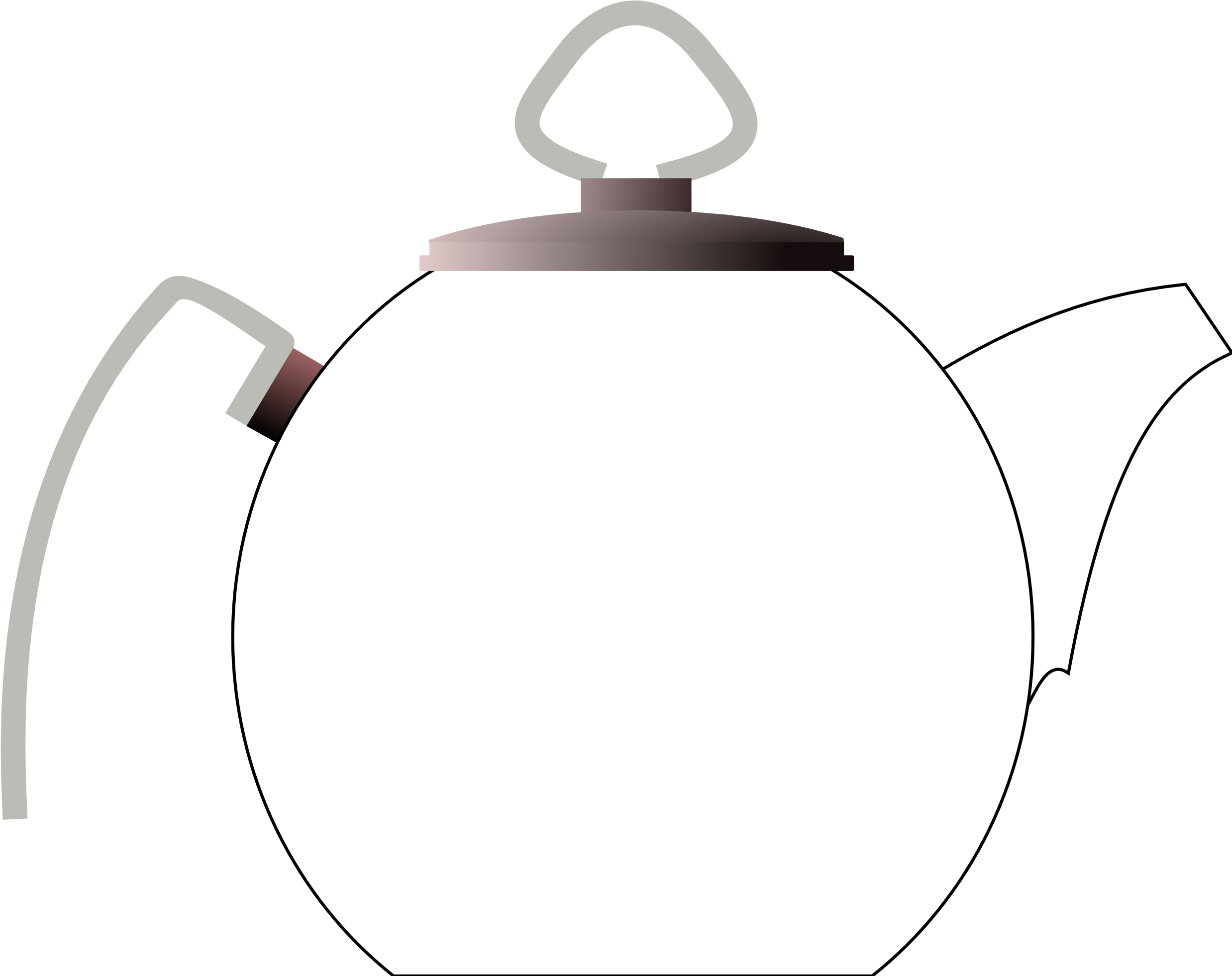 Kettle Clipart Black And White - Clip Art (2555x1961)