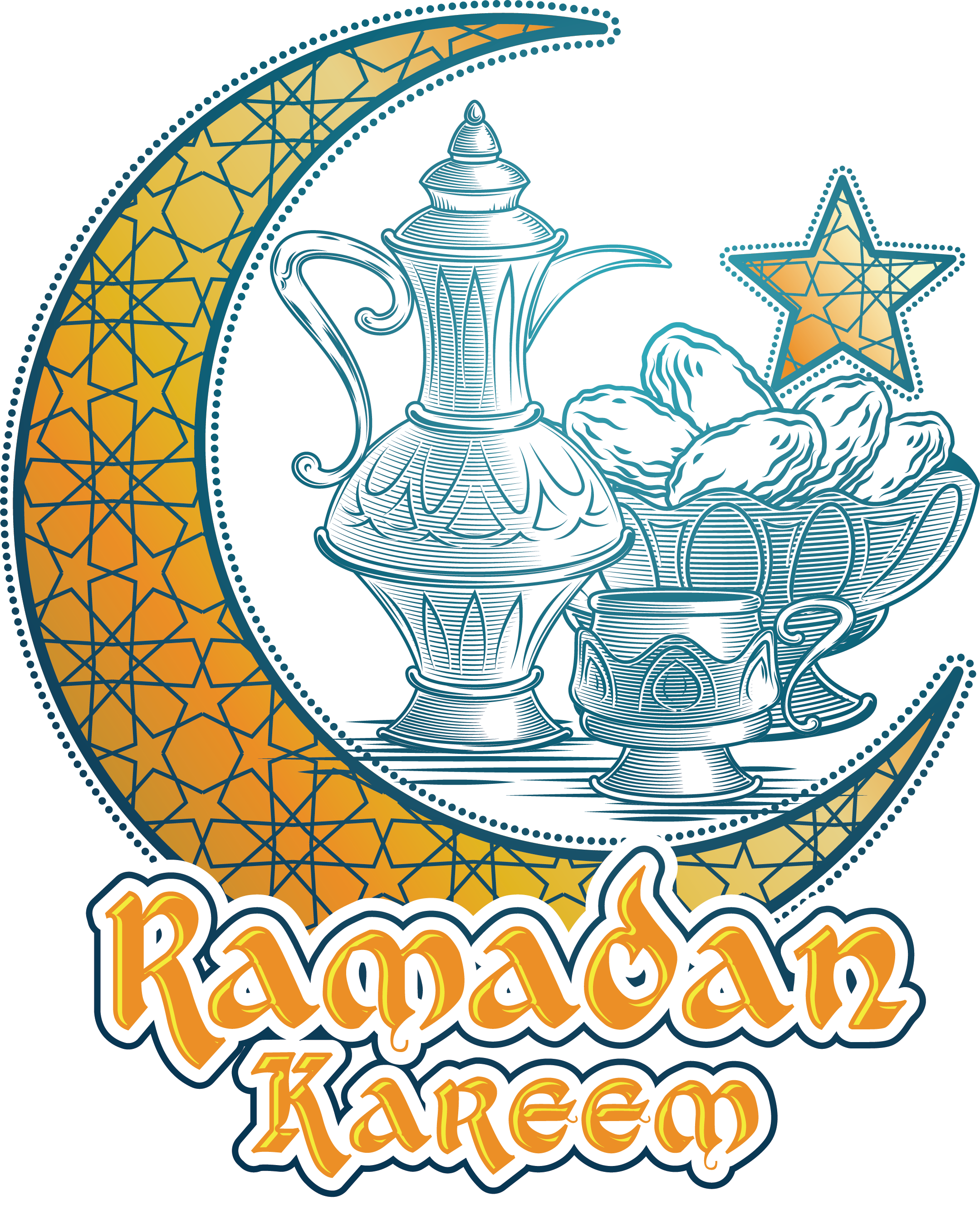 Teapot Moon Ramadan Label - Ramadan (2160x2666)