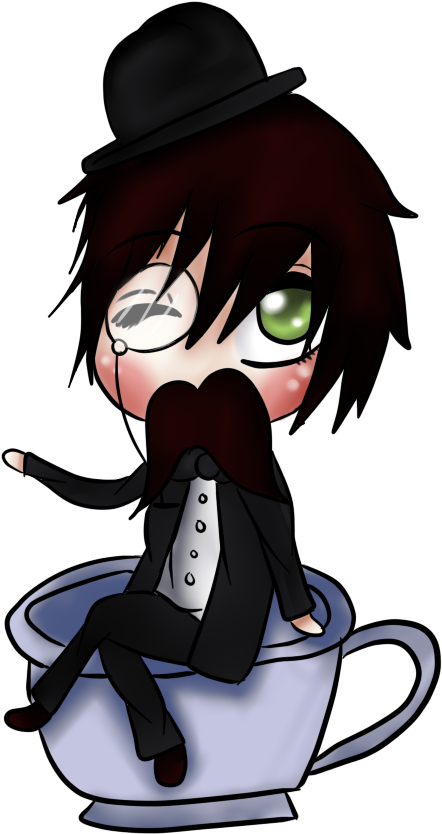 Like A Sir By Vintage Tea Cup - Cartoon (650x841)