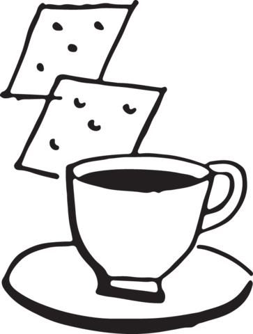 556 Tea Cup & Crackers - Teacup (363x480)