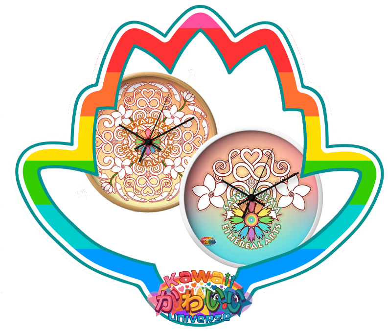 Divine Truth And Love Crystalized Clock - Design (800x800)